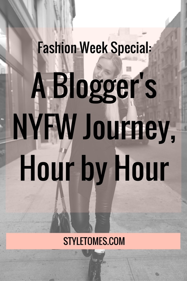 NYFW Schedule: Blogging Life before NYFW even starts