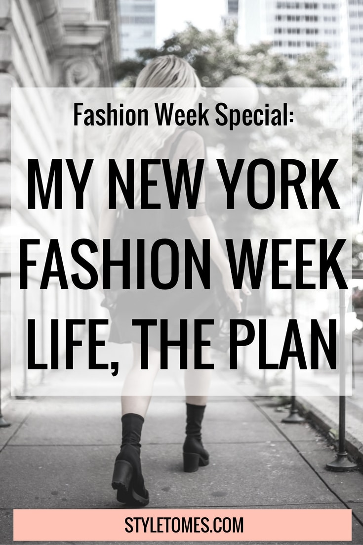 NYFW Street Style Outfit Planning