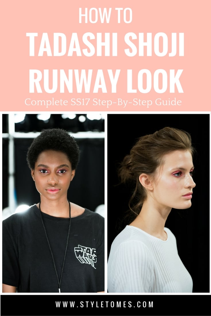 Tadashi Shoji Runway Makeup Look SS17 NYFW Backstage